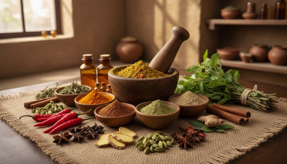 Ayurveda Herbs and Spices: Benefits, Uses & Ayurvedic Treatments