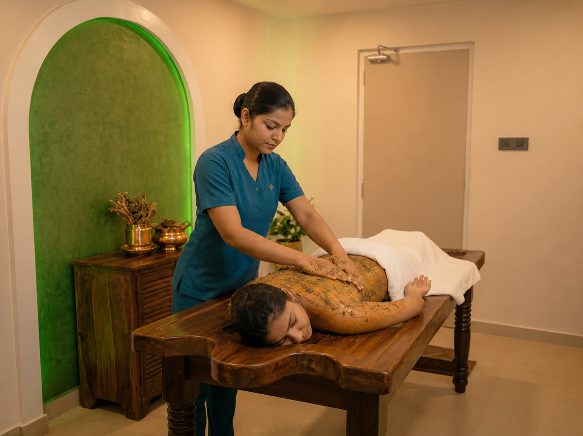 Udwartana Therapy